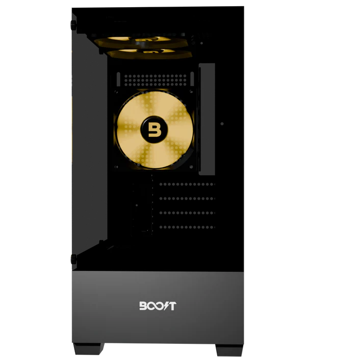 Boost Casing Enclosure Essential Series E100 with 3 ARGB Fans Boost Casing Enclosure Essential Series E100 with 3 ARGB Fans